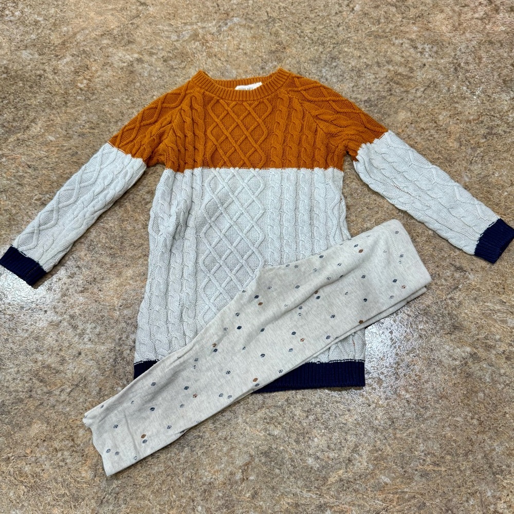 Miles Baby Sweater Dress & Leggings Set – Size 2T